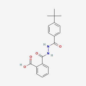 molecular formula C19H20N2O4 B1362361 2-[[(4-tert-butylbenzoyl)amino]carbamoyl]benzoic Acid 
