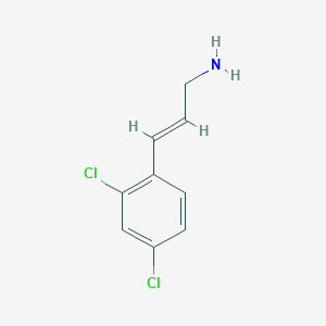 (E)-3-(2,4-dichlorophenyl)prop-2-en-1-amine