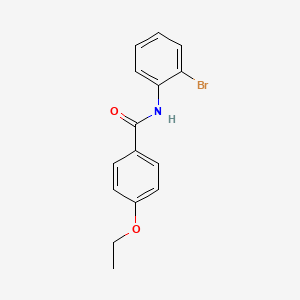 molecular formula C15H14BrNO2 B1362362 N-(2-溴苯基)-4-乙氧基苯甲酰胺 CAS No. 349619-26-7