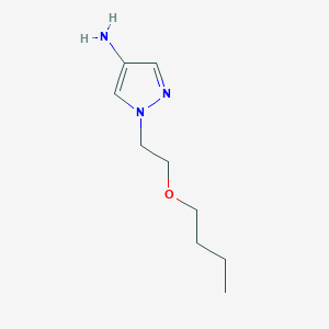 1-(2-Butoxyethyl)-1h-pyrazol-4-amine