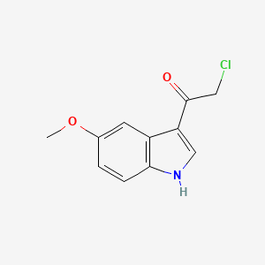 molecular formula C11H10ClNO2 B1362363 2-氯-1-(5-甲氧基-1H-吲哚-3-基)乙酮 CAS No. 30030-91-2