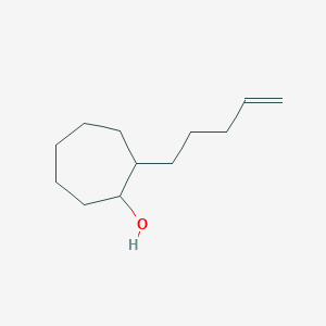 2-(Pent-4-en-1-yl)cycloheptan-1-ol