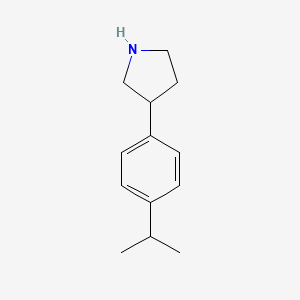 3-[4-(Propan-2-yl)phenyl]pyrrolidine