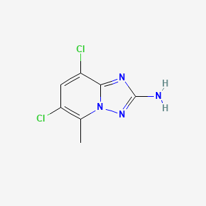 6,8-Dichloro-5-methyl-[1,2,4]triazolo[1,5-a]pyridin-2-amine