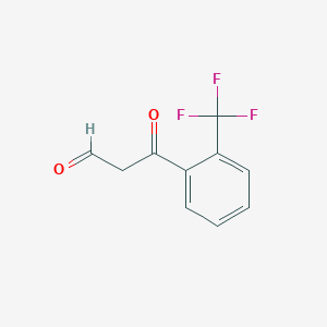 3-Oxo-3-(2-(trifluoromethyl)phenyl)propanal