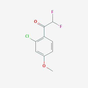 1-(2-Chloro-4-methoxy-phenyl)-2,2-difluoro-ethanone