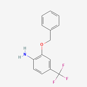 2-Benzyloxy-4-trifluoromethylphenylamine