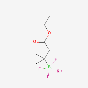 Potassium (1-(2-ethoxy-2-oxoethyl)cyclopropyl)trifluoroborate