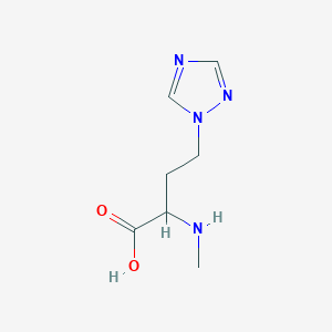 2-(Methylamino)-4-(1h-1,2,4-triazol-1-yl)butanoic acid