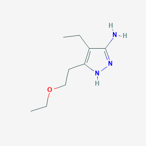 3-(2-Ethoxyethyl)-4-ethyl-1h-pyrazol-5-amine