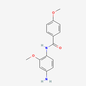 B1362381 N-(4-amino-2-methoxyphenyl)-4-methoxybenzamide CAS No. 110506-37-1
