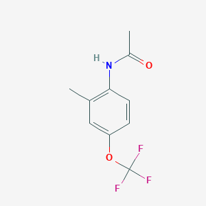 molecular formula C10H10F3NO2 B1362395 N-(2-甲基-4-(三氟甲氧基)苯基)乙酰胺 CAS No. 886762-79-4