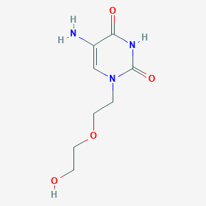 5-Amino-1-(2-(2-hydroxyethoxy)ethyl)pyrimidine-2,4(1h,3h)-dione