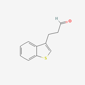 3-(Benzo[b]thiophen-3-yl)propanal