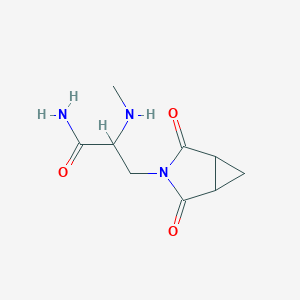 3-(2,4-Dioxo-3-azabicyclo[3.1.0]hexan-3-yl)-2-(methylamino)propanamide