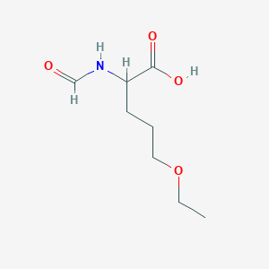 5-Ethoxy-2-formamidopentanoic acid