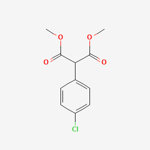 molecular formula C11H11ClO4 B1362403 2-(4-氯苯基)丙二酸二甲酯 CAS No. 34402-92-1