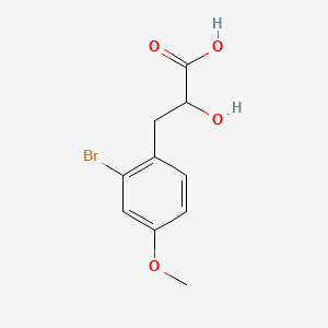 3-(2-Bromo-4-methoxyphenyl)-2-hydroxypropanoic acid