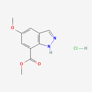 methyl5-methoxy-1H-indazole-7-carboxylatehydrochloride