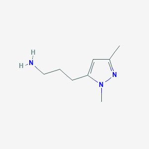 3-(1,3-dimethyl-1H-pyrazol-5-yl)propan-1-amine