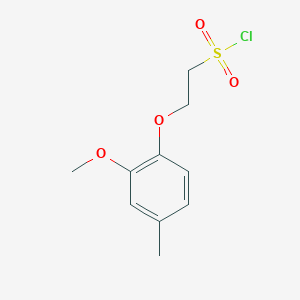 2-(2-Methoxy-4-methylphenoxy)ethane-1-sulfonyl chloride