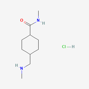 rac-(1r,4r)-N-methyl-4-[(methylamino)methyl]cyclohexane-1-carboxamidehydrochloride,trans