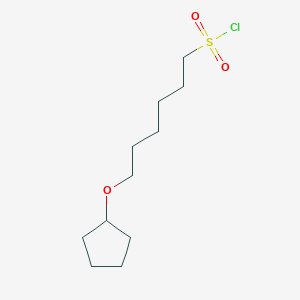 6-(Cyclopentyloxy)hexane-1-sulfonyl chloride