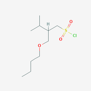 2-(Butoxymethyl)-3-methylbutane-1-sulfonyl chloride