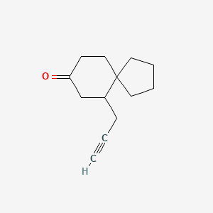 6-(Prop-2-yn-1-yl)spiro[4.5]decan-8-one