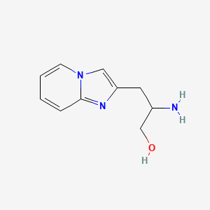 2-Amino-3-(imidazo[1,2-a]pyridin-2-yl)propan-1-ol