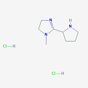 1-methyl-2-(pyrrolidin-2-yl)-4,5-dihydro-1H-imidazoledihydrochloride