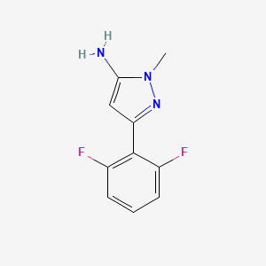 3-(2,6-Difluorophenyl)-1-methyl-1h-pyrazol-5-amine