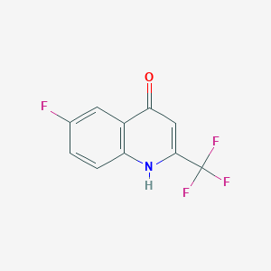 B1362431 6-Fluoro-4-hydroxy-2-(trifluoromethyl)quinoline CAS No. 31009-34-4