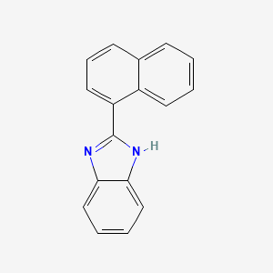 molecular formula C17H12N2 B1362432 2-(萘-1-基)-1H-1,3-苯并二唑 CAS No. 2562-81-4