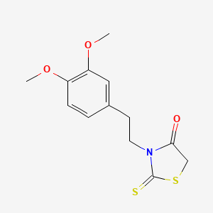 B1362438 Rhodanine, 3-(3,4-dimethoxyphenethyl)- CAS No. 23522-20-5