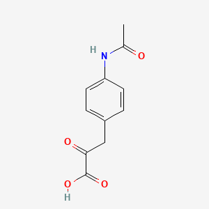 3-(4-Acetamidophenyl)-2-oxopropanoic acid