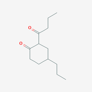 2-Butyryl-4-propylcyclohexan-1-one