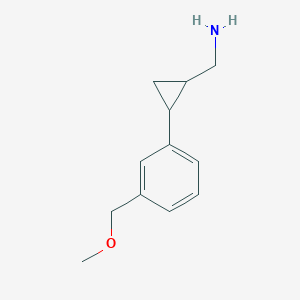 (2-(3-(Methoxymethyl)phenyl)cyclopropyl)methanamine