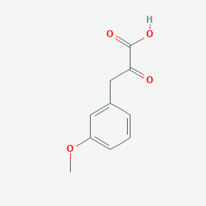 molecular formula C10H10O4 B1362444 3-(3-Methoxyphenyl)-2-oxopropanoic acid CAS No. 68262-20-4