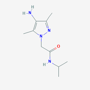 2-(4-Amino-3,5-dimethyl-1h-pyrazol-1-yl)-N-isopropylacetamide