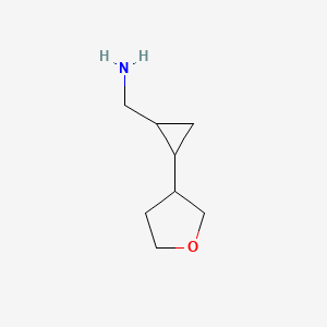 (2-(Tetrahydrofuran-3-yl)cyclopropyl)methanamine