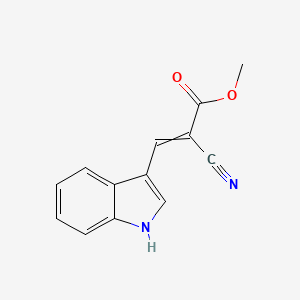 Methyl alpha-cyano-3-indoleacrylate