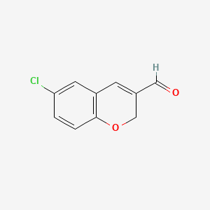 molecular formula C10H7ClO2 B1362478 6-氯-2H-色烯-3-甲醛 CAS No. 57544-34-0