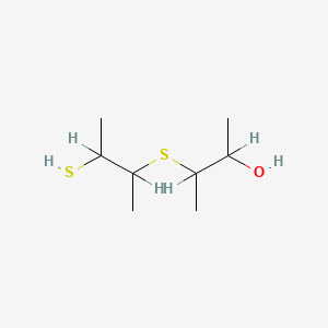 molecular formula C8H18OS2 B1362482 3-((2-巯基-1-甲基丙基)硫基)-2-丁醇 CAS No. 54957-02-7