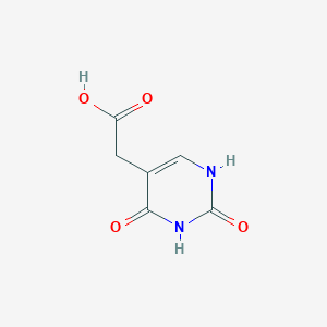 molecular formula C6H6N2O4 B1362494 尿嘧啶-5-乙酸 CAS No. 20763-91-1