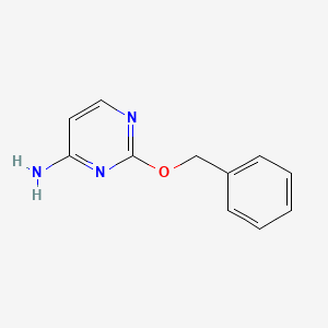 molecular formula C11H11N3O B1362517 2-(苯甲氧基)-4-嘧啶胺 CAS No. 60722-67-0