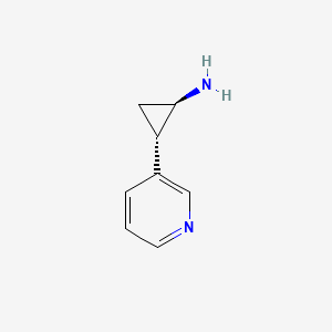 Rac-(1r,2s)-2-(pyridin-3-yl)cyclopropan-1-amine