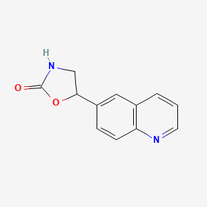 5-(Quinolin-6-yl)oxazolidin-2-one