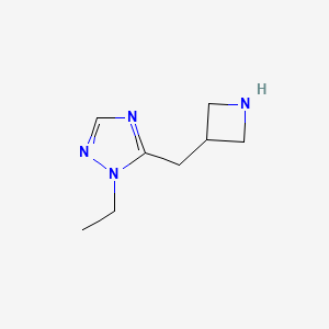 5-(azetidin-3-ylmethyl)-1-ethyl-1H-1,2,4-triazole