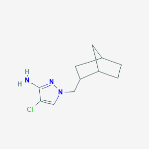 1-(Bicyclo[2.2.1]heptan-2-ylmethyl)-4-chloro-1h-pyrazol-3-amine